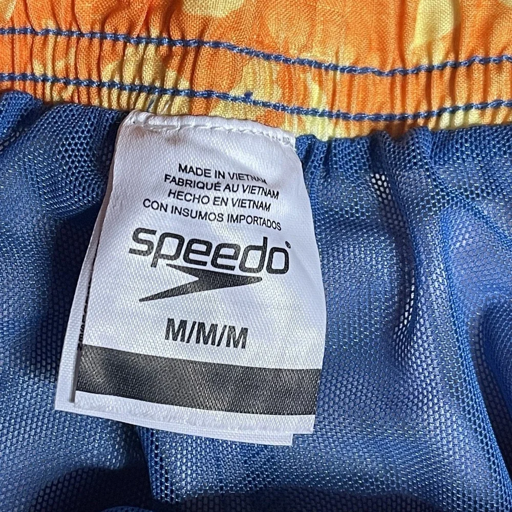 Speedo Swim trunks Size Medium 4-Way‎ Comfort Stretch UPF 50+ Z-353